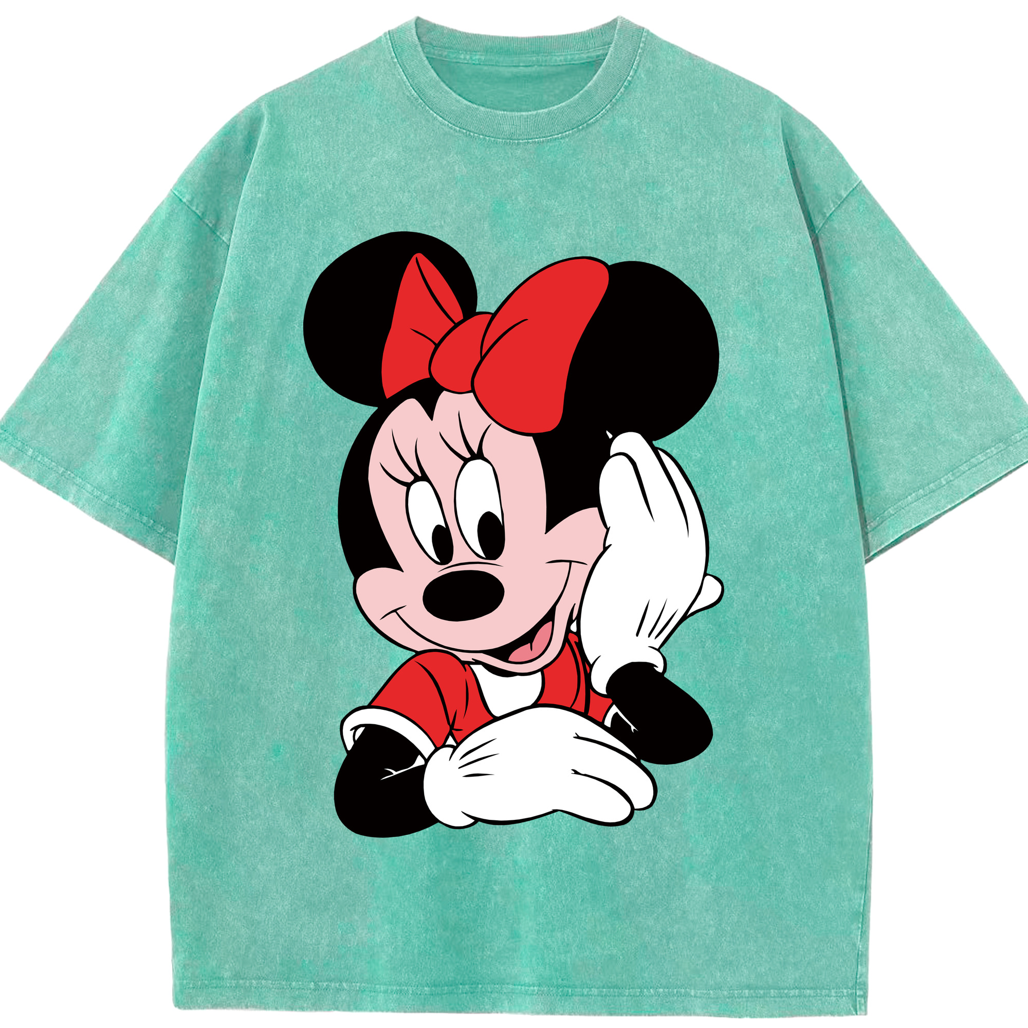 （画像用） ミッキーマウス Mickey Mouse 綿100% ヴィンテージ風 半袖Tシャツ（フロントプリント）